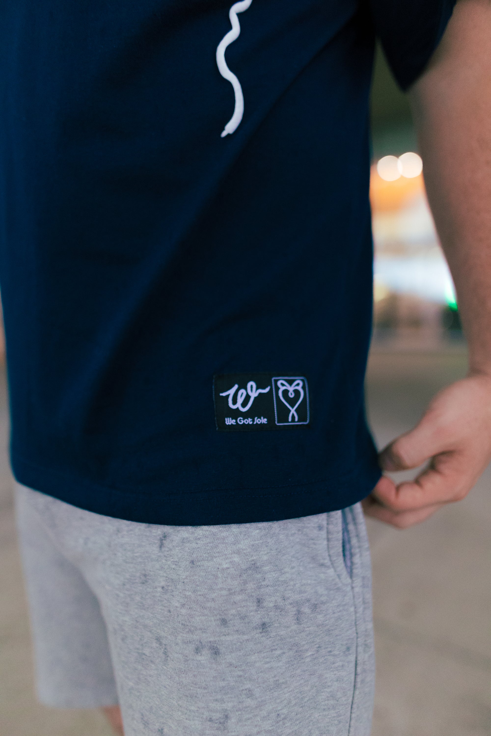 M,B & S Navy Tee