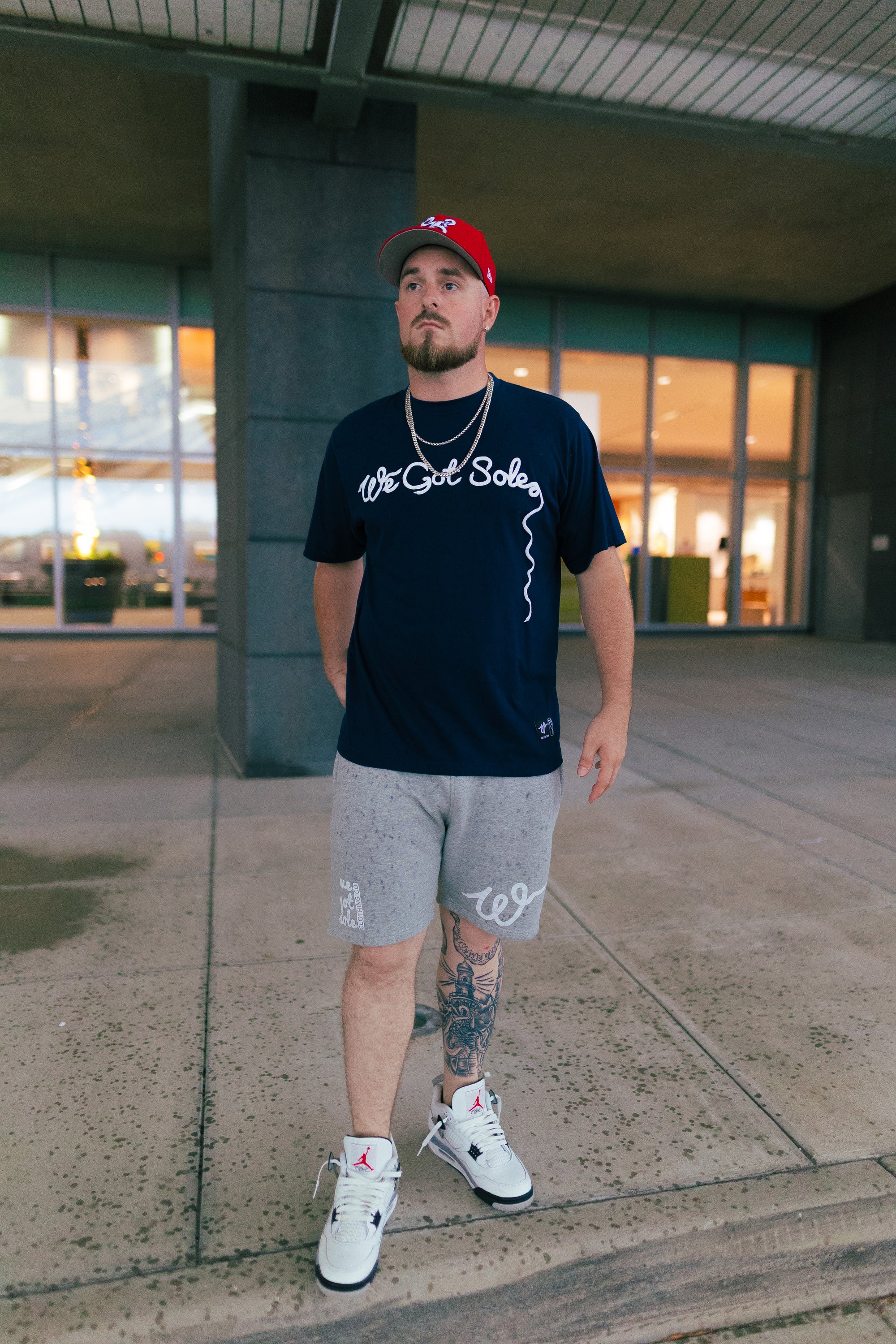 M,B & S Navy Tee