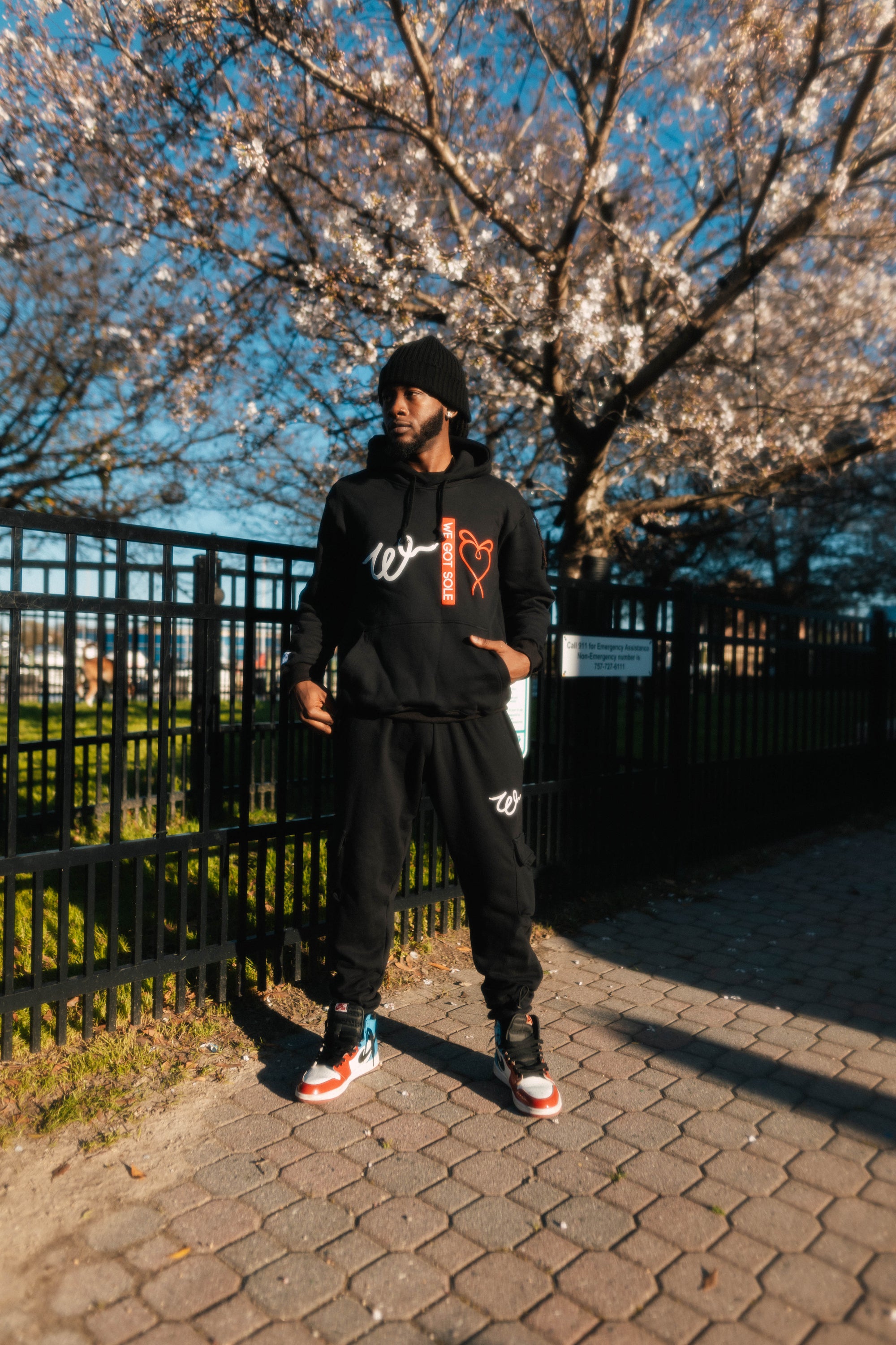 Black & Red WGS Hoodie