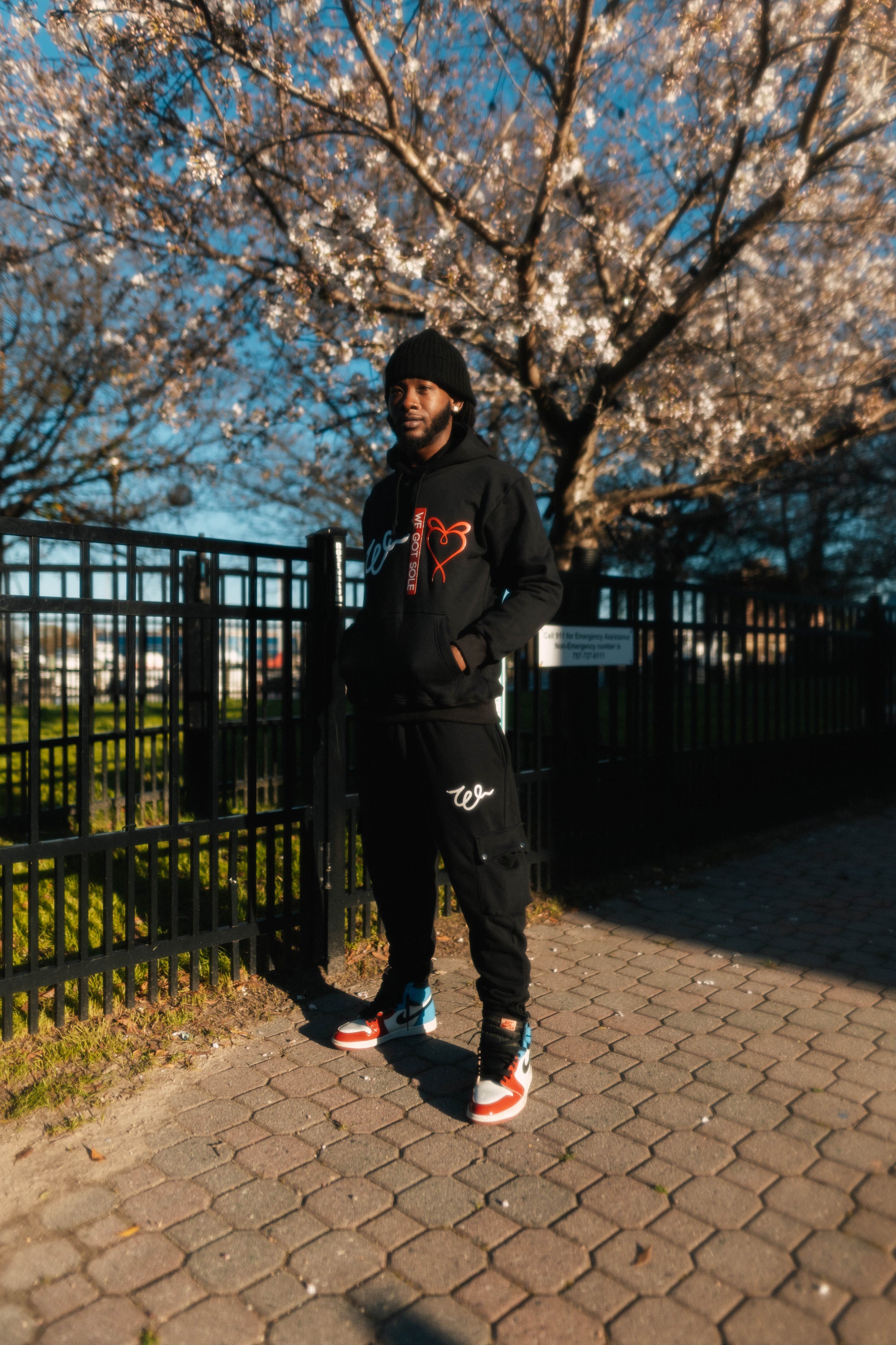 Black & Red WGS Hoodie