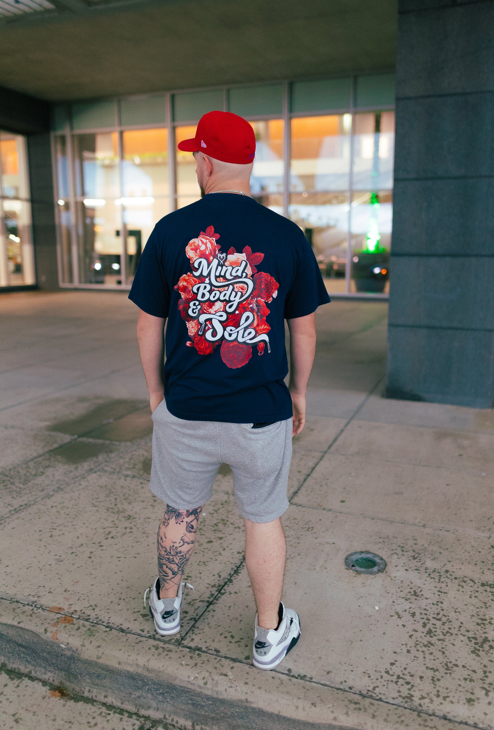 M,B & S Navy Tee