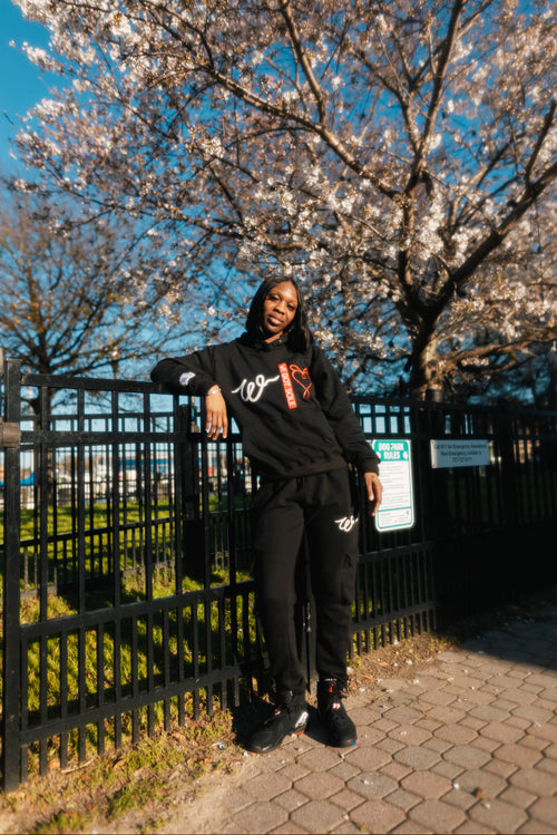 Black & Red WGS Hoodie