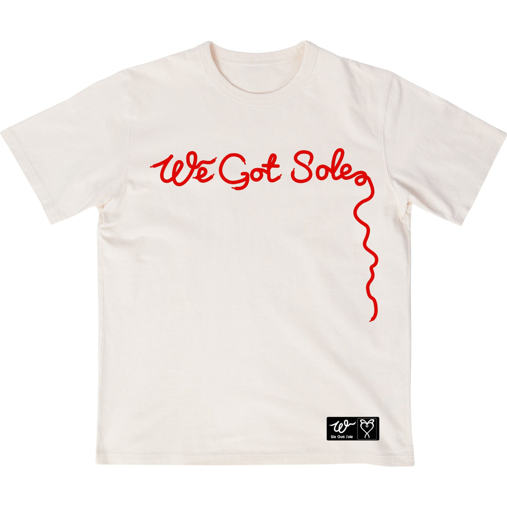 Mind, Body & Sole Cream Tee
Embrace your individuality with the Mind, Body & Sole Tee—a must-have essential for every streetwear enthusiast and sneakerhead. Made from 100% premium cotton jersey, this cream-colored tee delivers all-day comfort while making a bold statement rooted in authenticity and style.

Designed for those who walk their own path, this piece reflects the heart of WeGotSole—celebrating originality, creativity, and self-expression through fashion. Whether you're pairing it with your favorit